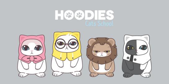 Hoodies Cats School image