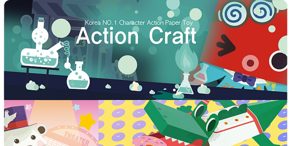 Moving paper character platform, Action Craft image